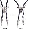 100Pcs Bolo Tie Slides Clasp Accessories IFIN-CA0001-54-5