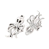 Tibetan Style Alloy Octopus Pendants TIBEP-S270-AS-LF-3