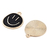 Alloy Enamel Pendants PALLOY-S192-03G-06-2