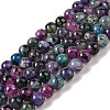 Natural Dragon Veins Agate Bead Strands G-NH0013-B01-03-2