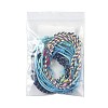 14Pcs 7 Colors Cotton Cord Bracelet Set for Men Women BJEW-FS00025-02-6
