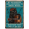 Vintage Metal Iron Tin Sign Poster AJEW-WH0157-671-1
