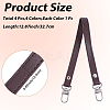 4Pcs 4 Colors Imitation Leather Bag Handles FIND-CL0001-43-2