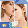 1600Pcs 2 Styles  304 Stainless Steel Flat Round Blank Peg Stud Earring Findings FIND-BBC0003-53B-5