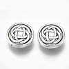 Tibetan Style Alloy Shank Buttons LS-X-TIBE-31215-060AS-RS-2