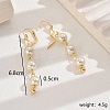 New Chinese Style Copper Tassel Bead Earrings for Women Party FF1600-1-1