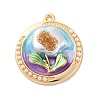 Alloy Enamel Pendants FIND-M060-11G-1