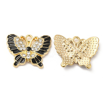 Alloy Enamel Pendants ENAM-L046-02KCG-1