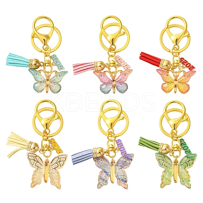 Acrylic & Alloy Enamel Keychain KEYC-FS00026-01-1