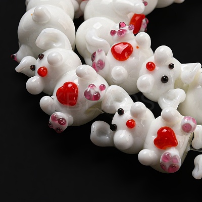 Handmade Lampwork Beads Strands LAMP-L079-02B-1