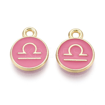 Alloy and Enamel Charms ENAM-T021-28F-1