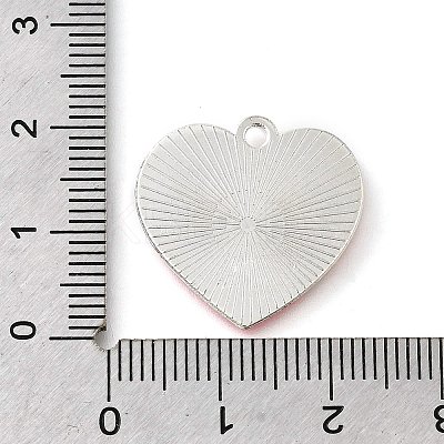 Breast Cancer Pink Awareness Ribbon Theme Alloy Enamel Pendants X-ENAM-C026-01F-S-1