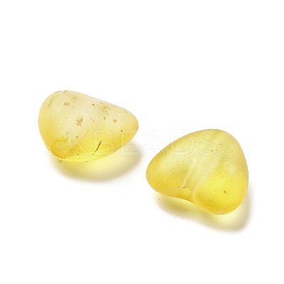 Frosted Transparent Acrylic Beads LS-OACR-F013-09-1