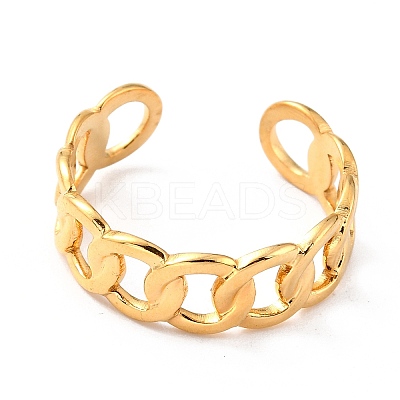 Ion Plating(IP) 304 Stainless Steel Finger Rings LS-RJEW-L102-21G-1