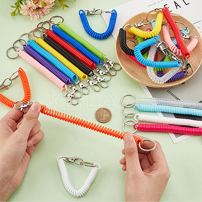 26Pcs 13 Colors Plastic Spring Rope for Mobile Phone Bag Accessories FIND-CP0001-61-1