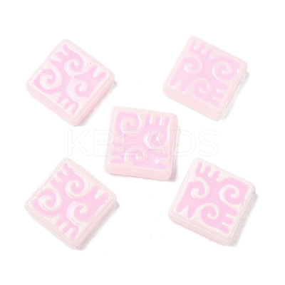 Dyed & Heated Baking Paint Glass Beads LAMP-D004-03F-1