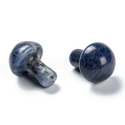 Natural Sodalite Mushroom Gua Sha Stone G-L570-A05-1