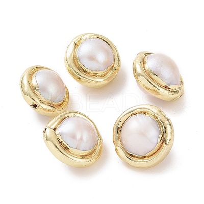 Natural Baroque Pearl Keshi Pearl Beads PEAR-F010-04G-1