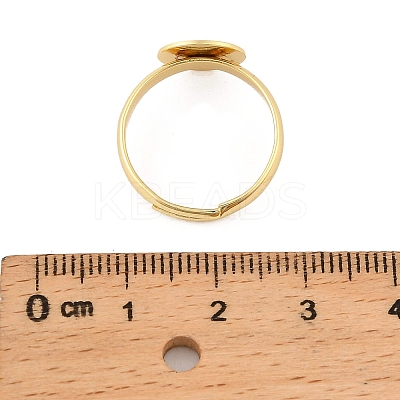 Brass Adjustable Ring Components KK-A272-03A-G-1