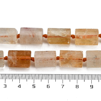 Natural Citrine(Heated) Beads Strands G-G162-D07-02-1