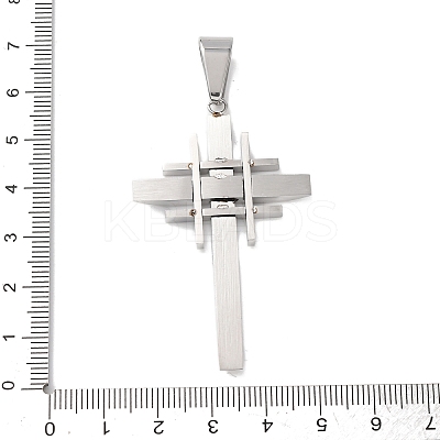 304 Stainless Steel Big Pendants STAS-G377-01P-1