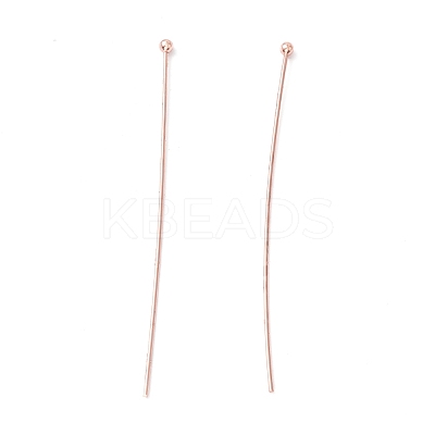 Brass Ball Head Pins KK-WH0058-02D-RG-1