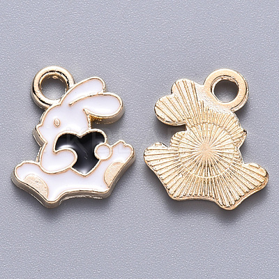Alloy Enamel Charms X-ENAM-S121-117C-1
