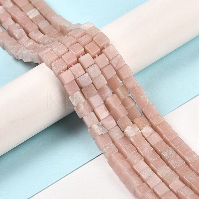 Natural Pink Opal Beads Strands G-G002-A04-1