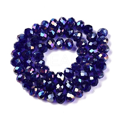 Electroplate Glass Beads Strands LS-EGLA-A044-T8mm-B06-1