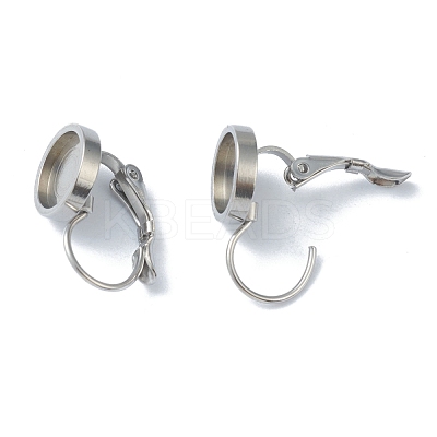Tarnish Resistant 304 Stainless Steel Leverback Earring Findings KK-H152-09B-P-1