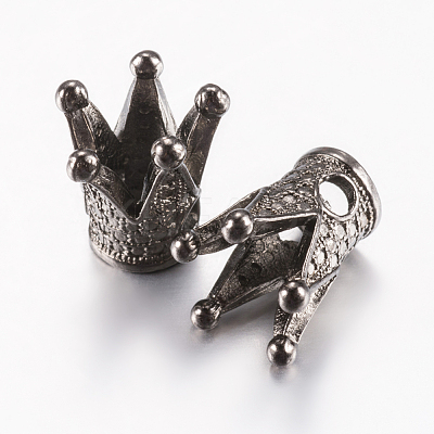 Tibetan Style Alloy Beads PALLOY-F200-09B-1