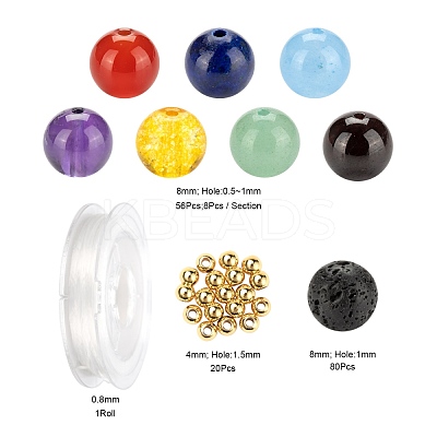 DIY Chakra Jewelry Making Kits DIY-FS0001-06-1