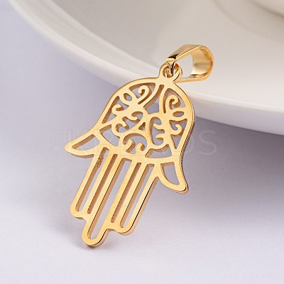 Ion Plating(IP) 304 Stainless Steel Pendants STAS-K162-018G-1