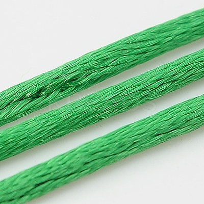 Nylon Satin Rattail Cords NWIR-A003-09-1