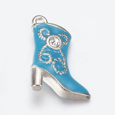 Alloy Enamel Pendants E516-1-1
