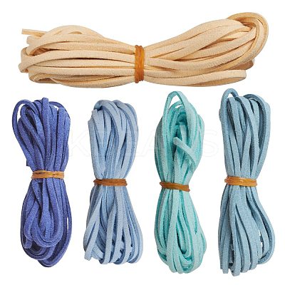 5 Strands 5 Colors Faux Suede Cord LW-FS0001-01D-1