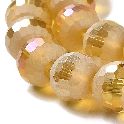 Electroplate Glass Beads Strands EGLA-Z001-03A-AB07-1