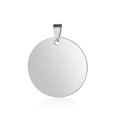 Anti-Tarnish 304 Stainless Steel Pendants STAS-I311-05C-P-1