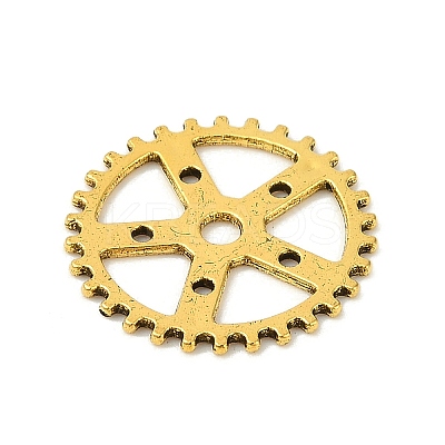 Tibetan Style Alloy Gear Chandelier Components TIBE-S249-AG-FF-1