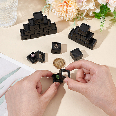 70Pcs ABS Plastic Jewelry Gift Boxes CON-WH0088-88A-02-1