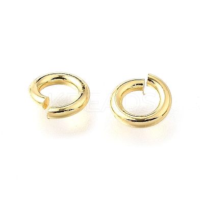 Brass Open Jump Rings X-KK-V007-004G-01-1