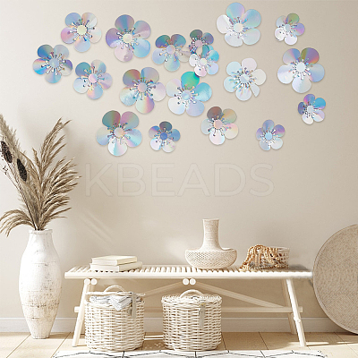 Laser Self-Adhesive 3D PVC Wall Stickers DIY-WH0013-69-1