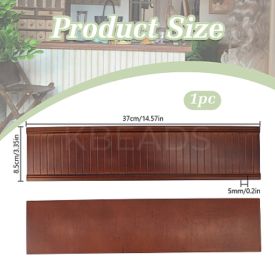 Birch & Poplar Plywood Dollhouse Wall DIY-WH0591-120A-1
