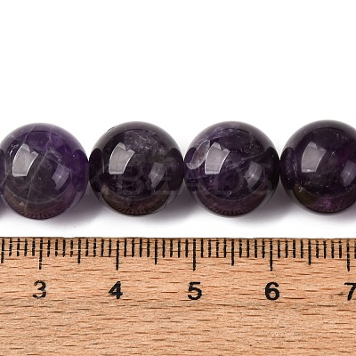 Natural Amethyst Beads Strands G-E481-03-12mm-1