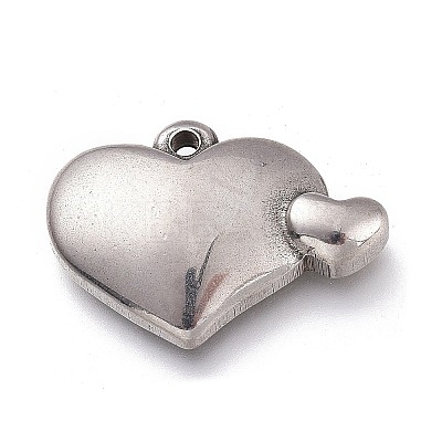 Non-Tarnish 304 Stainless Steel Pendants STAS-Z017-10P-1