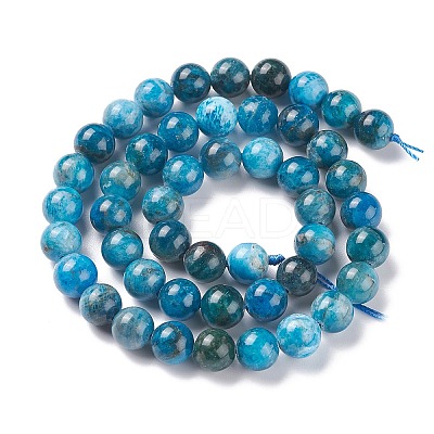Natural Apatite Beads Strands LS-G-F617-01-8mm-1