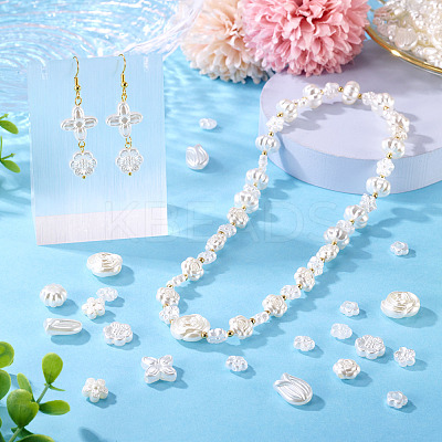 ABS Plastic Imitation Pearl Beads KY-TA0001-52-1