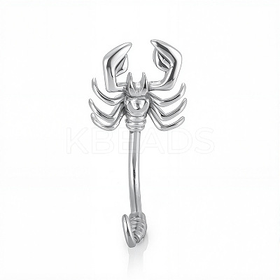 316L Surgical Stainless Steel Curved Barbell Belly Rings FS-WG3A43F-01-1