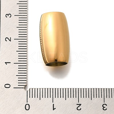 304 Stainless Steel European Beads STAS-G350-01D-G-1