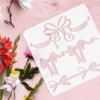 PET Hollow Out Drawing Painting Stencils DIY-WH0391-0198-1